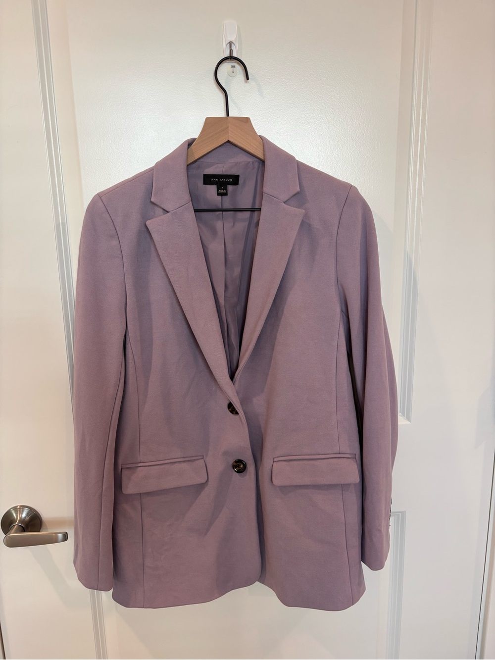 Ann Taylor Dusty Lavender Tailored Blazer